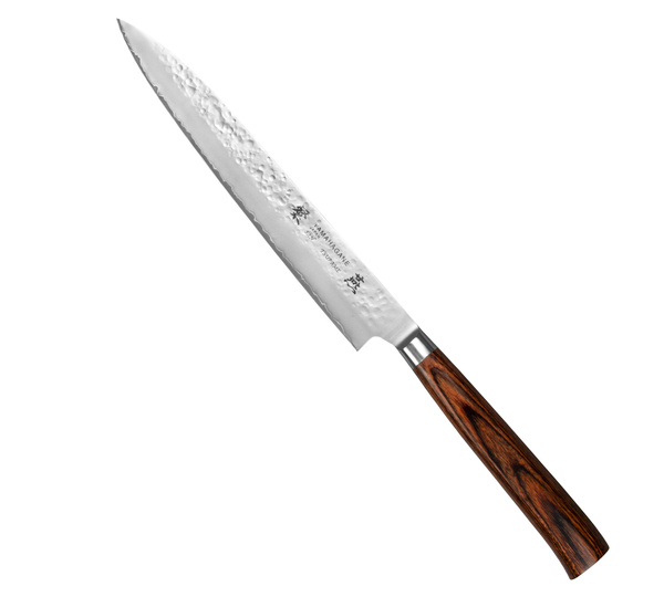 Tamahagane Tsubame Brown VG-5 Nóż Sujihiki 21 cm