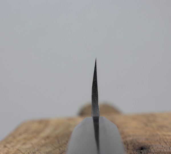 Hideo Kitaoka Shirogami Black Oktagon Nóż Funayuki 18 cm