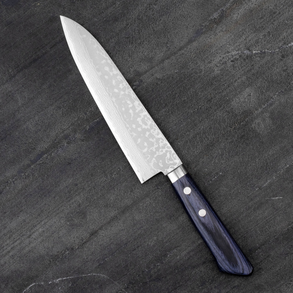 Kunio Masutani VG-10 Damascus Blue Nóż Szefa kuchni 18 cm