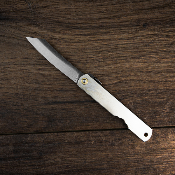 Nóż kieszonkowy Higonokami Kanekoma Mono Silver 7 cm