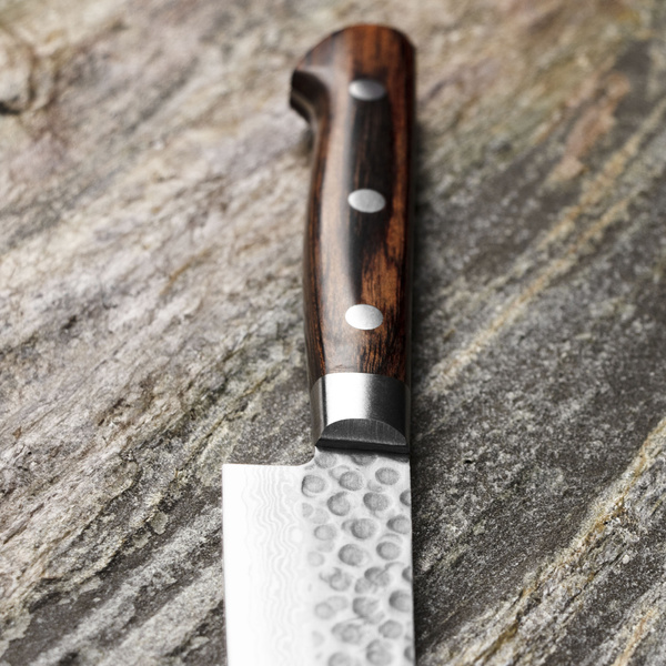 Tsunehisa VG-10 Damascus Brown Nóż uniwersalny 13,5 cm
