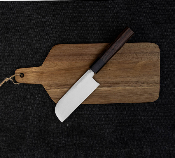 Hideo Kitaoka Shirogami Black Oktagon Nóż Kamagata Usuba 12 cm