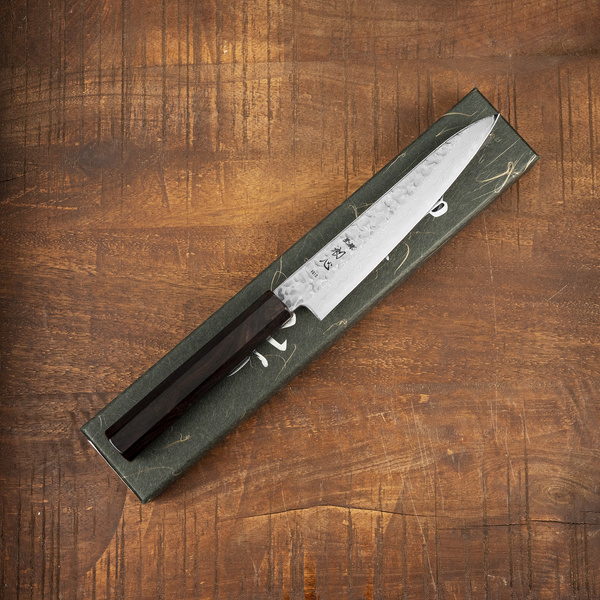 Hatsukokoro Hayabusa VG-10 Damascus Nóż uniwersalny 15 cm