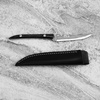 Ryo Nomura Shirogami#2 Damascus Trailing Black