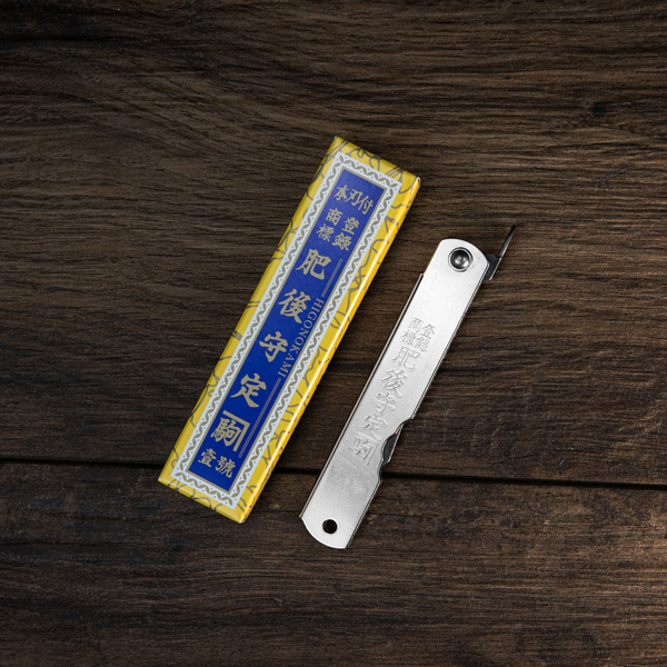 Nóż kieszonkowy Higonokami Kanekoma Mono Silver 7 cm