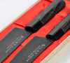 Satake Tsuhime Black Zestaw w drewnianym pudełku Nóż Szefa + Santoku