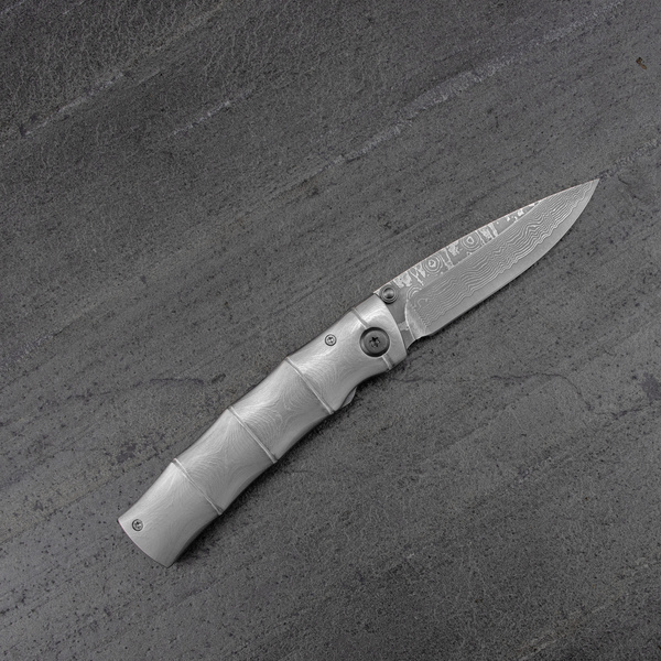 Nóż składany Mcusta Shinra Take Damascus VG-10 6,5 cm