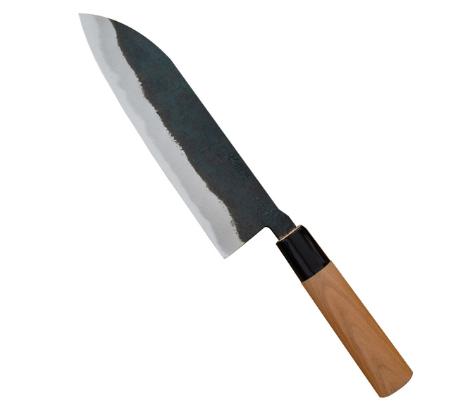 Nishida Daisuke Shirogami#1 Nóż Santoku 18 cm