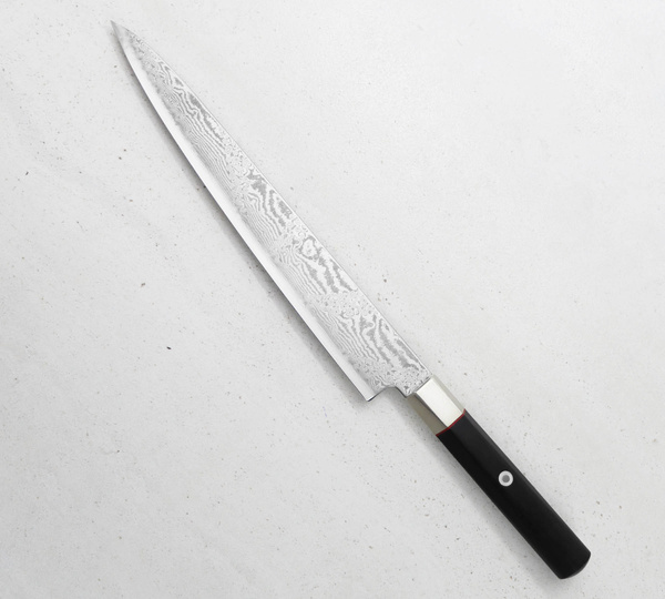 Mcusta Zanmai Splash Damascus VG-10 Nóż Sujihiki 24 cm