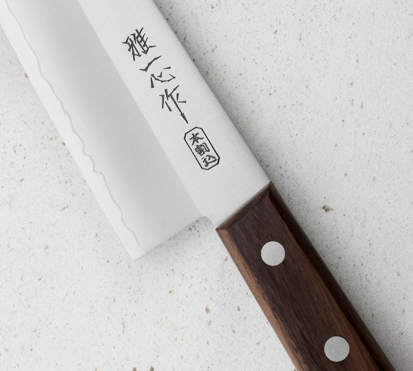 Seki Kanetsugu Miyabi Issin AUS8 Nóż Santoku 17 cm