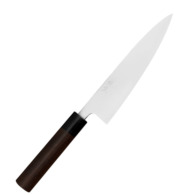 Tsunehisa Super Aogami/SS Drewno Różane Nóż Szefa kuchni 18 cm
