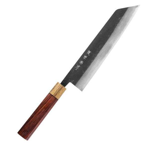 Kajiwara Damascus Aogami #2 Nóż Kiritsuke Gyuto 24 cm