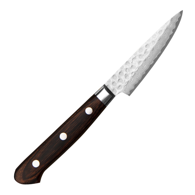 Tsunehisa VG-10 Damascus Brown Nóż do obierania 8 cm