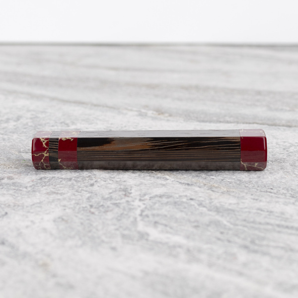 Japońska Rękojeść Oktagonalna Wasabi Red/Gold 13 cm