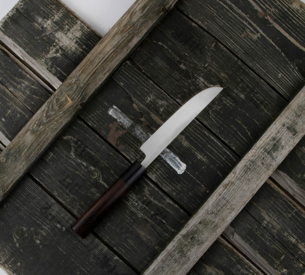Hideo Kitaoka Shirogami#2 Satin Nóż Matsuba 12 cm