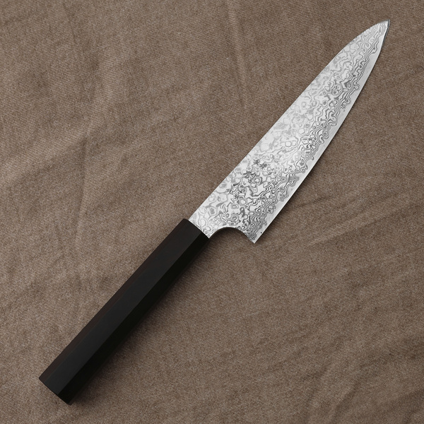 Hatsukokoro Hayabusa Ginga ATS-34 Damascus Nóż uniwersalny 15 cm