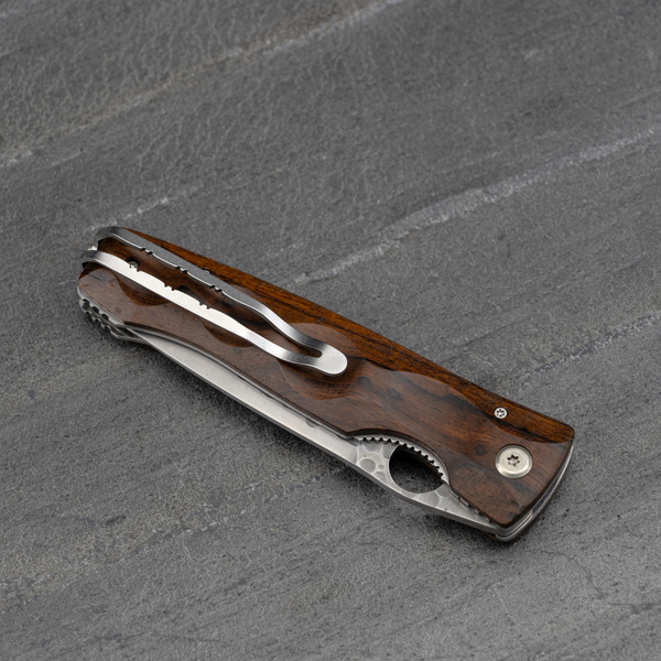 Nóż Składany Mcusta Elite Tactility Iron Wood SPG2 8,5 cm