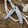 Nóż składany Mcusta Shinra Small Tsuchi Damascus VG-10 6,5 cm