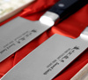 Satake Katsu Zestaw w Drewnianym Pudełku Nóż Santoku + Nakiri