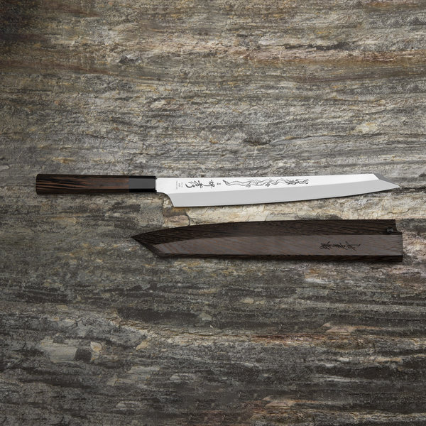Sakai Takayuki Shoryu Honyaki VG-10 Nóż Kengata Yanagiba 30 cm