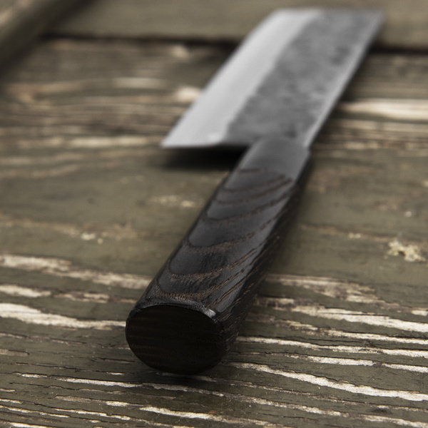 Motokyuuichi Shirogami#2 Hammered Nóż Nakiri 16,5 cm
