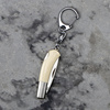 IT-CUT Nóż Składany z breloczkiem AUS-6 White Micarta 3,3 cm