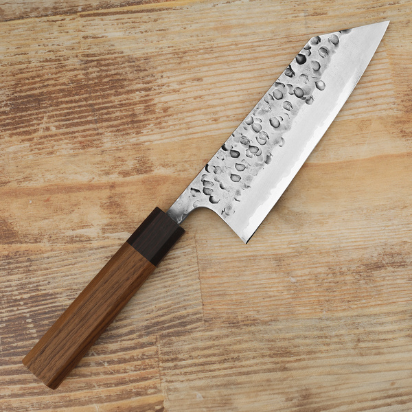 Katsuto Tanaka Aogami#2/SS Hammered Nóż Bunka 17 cm