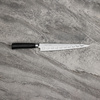 Tamahagane San Black VG-5 Nóż Sujihiki żłobiony 24 cm