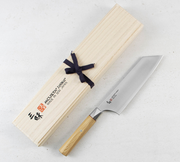 Mcusta Zanmai Beyond Super Aogami Nóż Bunka 18 cm