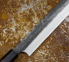 Hideo Kitaoka Shirogami Black Oktagon Nóż Kiritsuke 27 cm