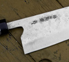 Fujiwara Shirogami#1/SS Magnolia+Róg Nóż szefa kuchni 21 cm