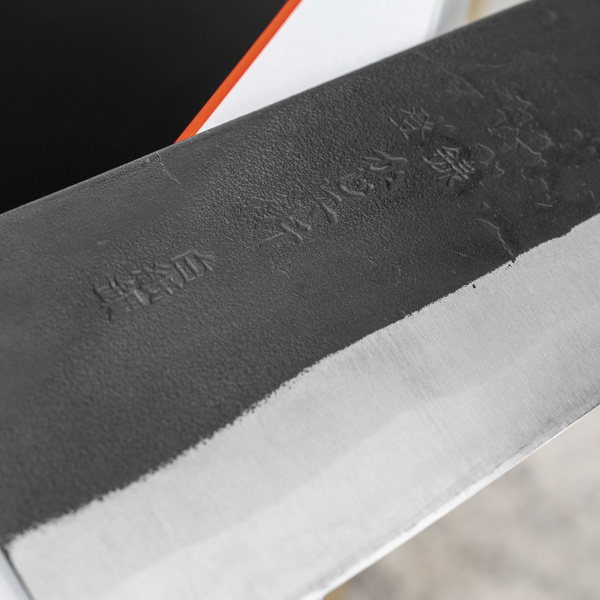 Kajibe Shirogami#2/Iron Nóż Santoku 15 cm