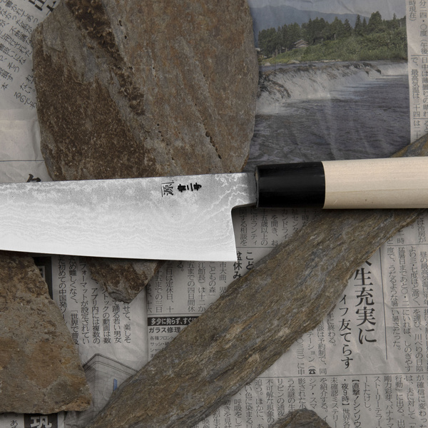 Shigeki Tanaka Aogami #2 Damascus Nóż Szefa kuchni 18 cm