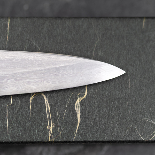 Satoshi Nakagawa Aogami#1/Iron Damascus Nóż uniwersalny 14 cm
