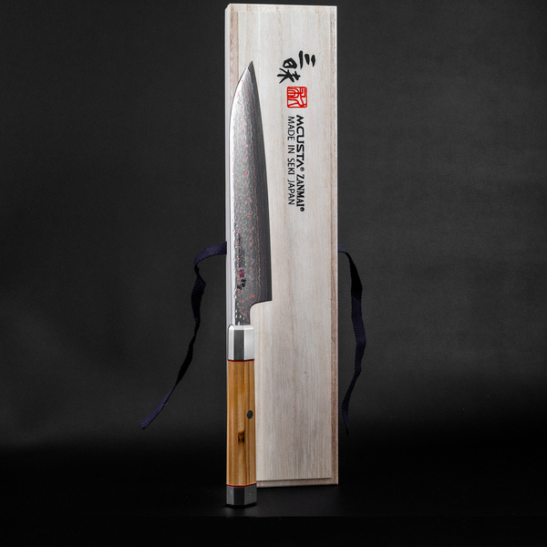 Mcusta Zanmai Phoenix White Limited VG-10W Nóż Santoku 18 cm