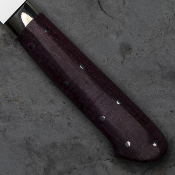 Sakai Takayuki Gallery Shirogami#1 Honyaki Fuji Purple Nóż Szefa kuchni 24 cm