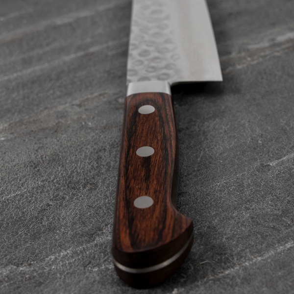 Tsunehisa VG-10 Damascus Brown Nóż Szefa kuchni 18 cm
