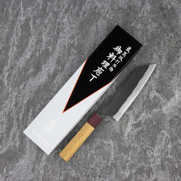 Kunio Ishikawa Shirogami#2 Jesion/Pigwa Nóż Santoku 16,5 cm