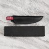 Ryo Nomura Shirogami#2 Damascus Wharncliffe Red/Black Large