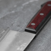 Tsunehisa Gingami Red/Black Nóż Santoku 18 cm
