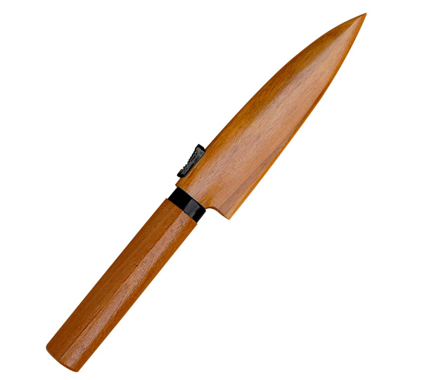 Satake 420J2 Nożyk do owoców w drewnianej pochwie 9,5 cm