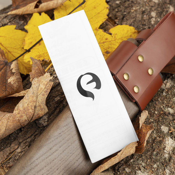 Mutsumi Hinoura Hatchet Nóż Outdoor SK-5 18 cm + Drewniana Pochwa