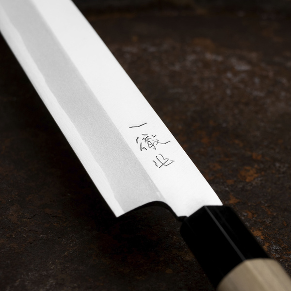 Ittetsu Forge Shirogami#2 Nóż Yanagiba 27 cm Leworęczny