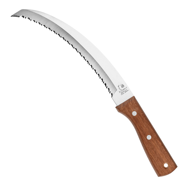 Kikusui 420J2 Dwustronny Ząbkowany Nóż ogrodowy 18 cm