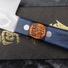 Shigeki Tanaka VG-10 Damascus Blue Nóż Szefa kuchni 18 cm