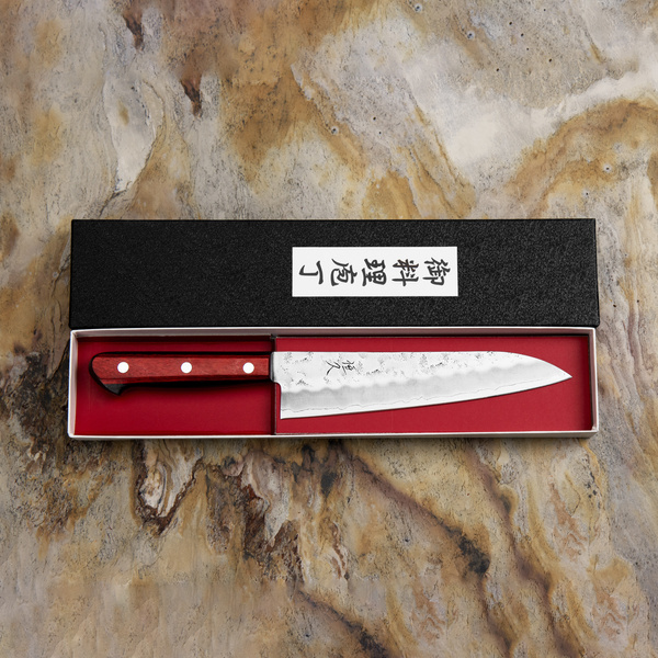 Tsunehisa Gingami Red/Black W Nóż Szefa kuchni 18 cm