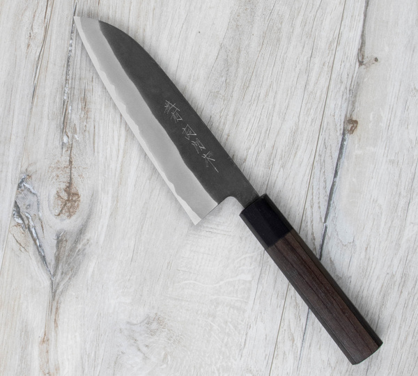 Shiro Kamo Super Aogami/SS Nóż Santoku 16,5 cm