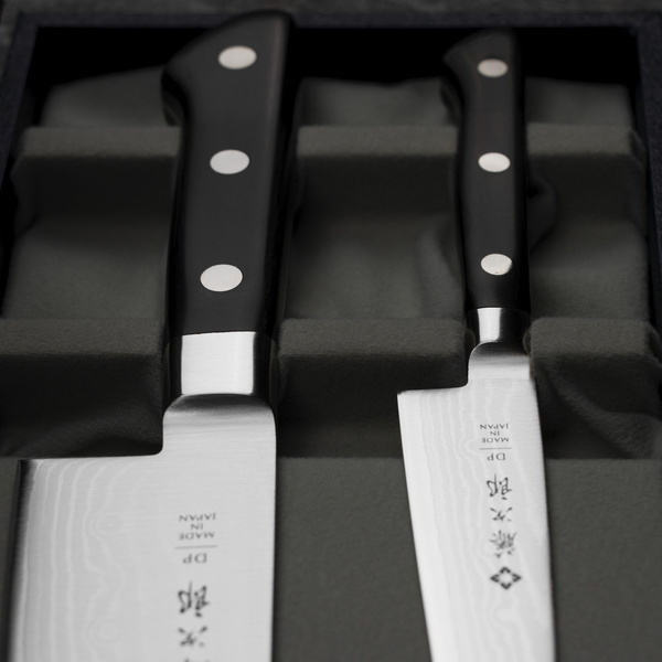 Tojiro DP37 Zestaw Nóż Santoku 17 cm + uniwersalny 12 cm