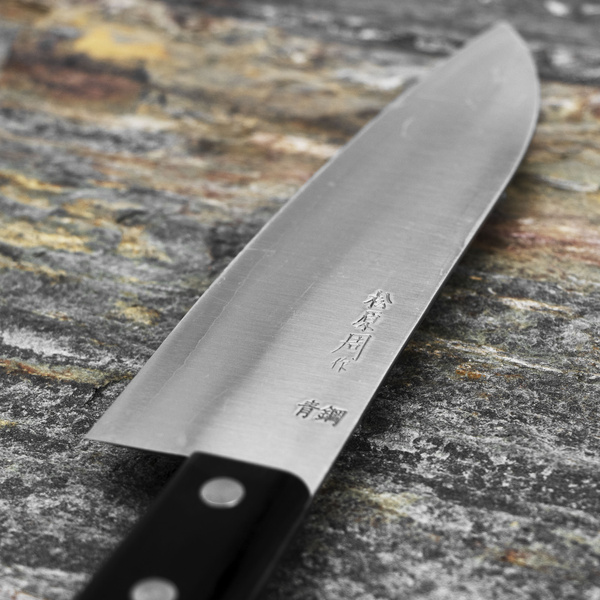 Katsuto Tanaka Aogami#2/SS Nóż Santoku 15,5 cm