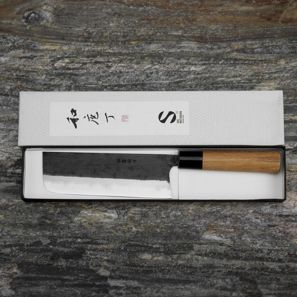 Katsuto Tanaka Shirogami#1 Nóż Nakiri 16 cm